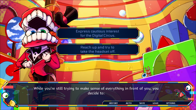 TADC Mind Games screenshot highlighting a tense in-game dialogue moment